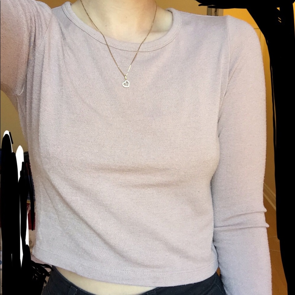 Aritzia long sleeve Dusty Pink